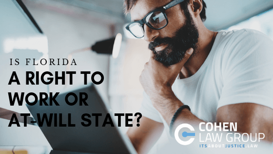 Is Florida a “Right to Work” or “At-Will” State?