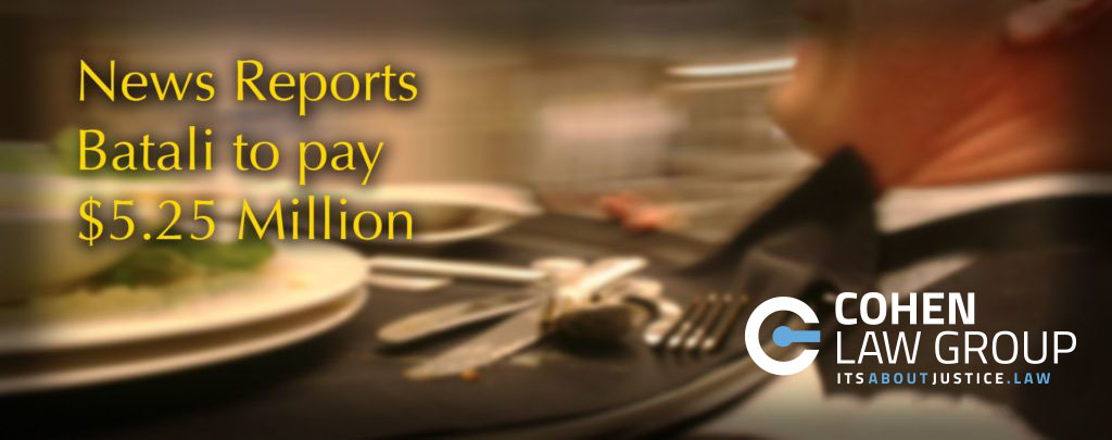 News Reports Batali To Pay $5.25 Million