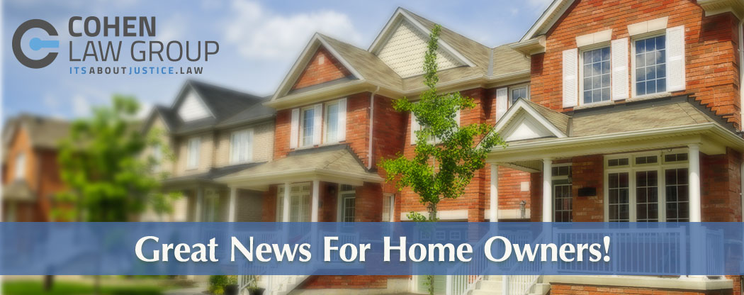 Great News For Home Owners!