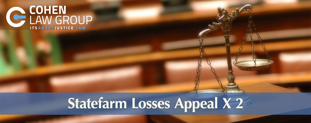 State Farm Loses Appeal x 2