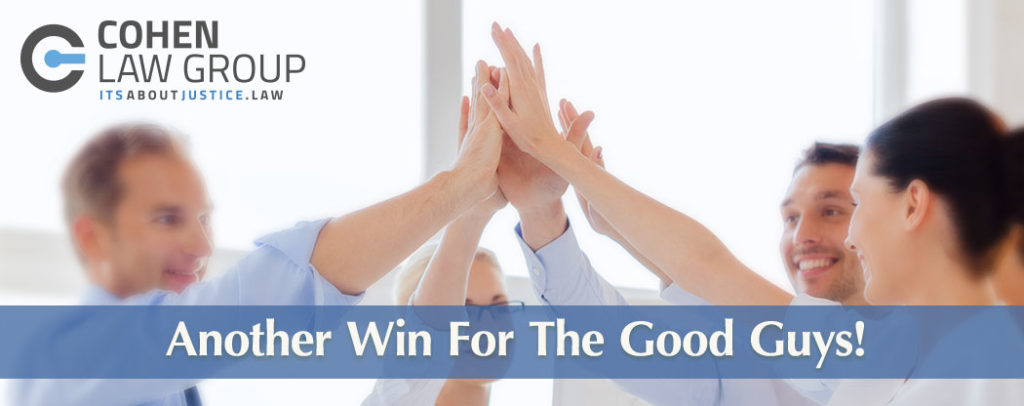 Another Win For The Good Guys!