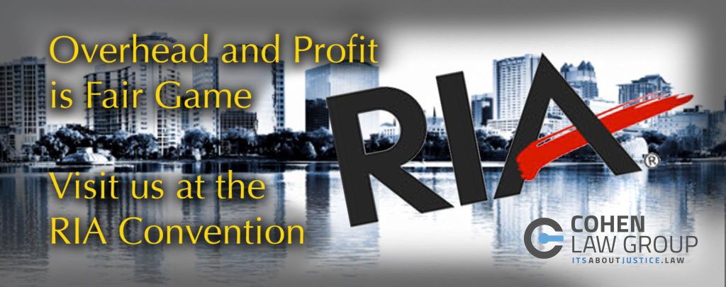 Overhead and Profit is Fair Game – RIA Convention