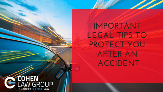 Important Legal Tips To Protect You After An Accident