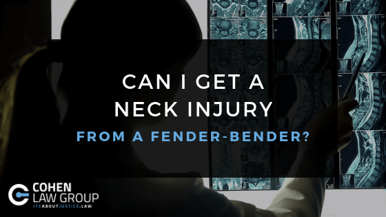 Can I Get A Neck Injury From A Fender-Bender?