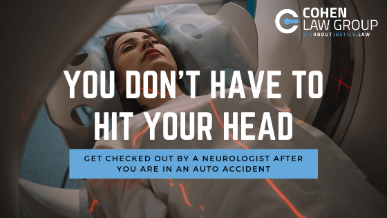 You Don't Have To Hit Your Head: Get Checked Out By A Neurologist After You Are In An Auto Accident