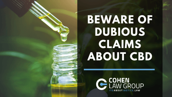 Beware of Dubious Claims About CBD