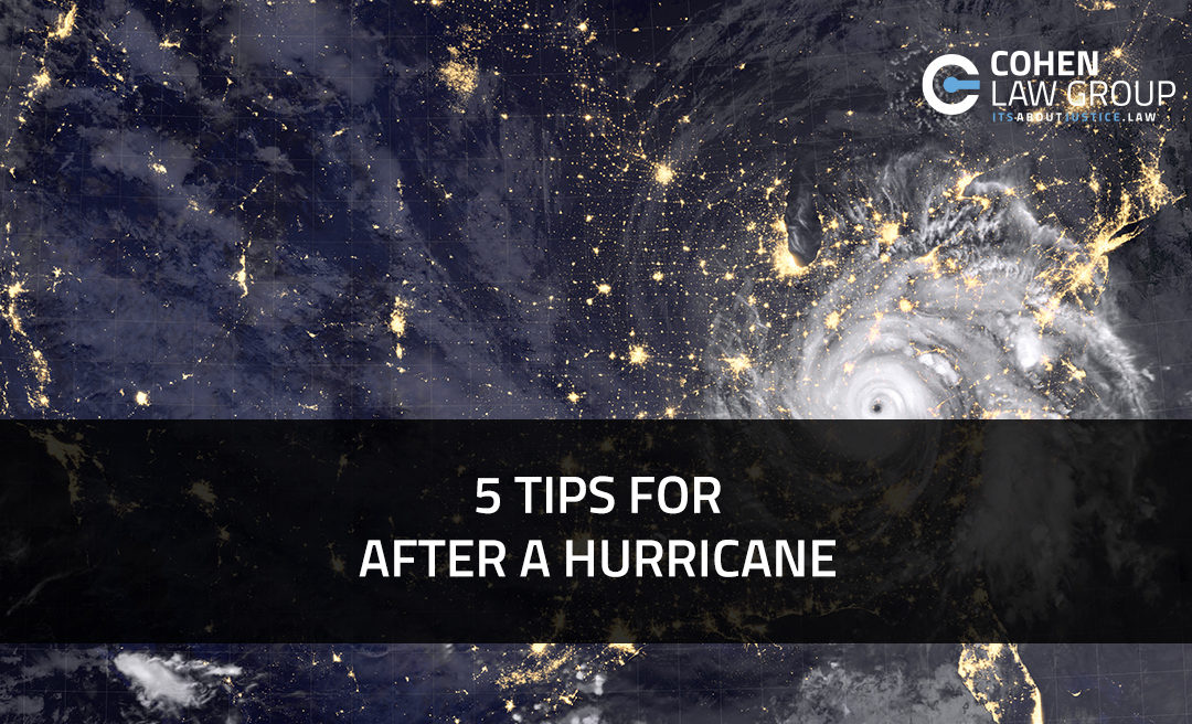 5 Tips for After a Hurricane