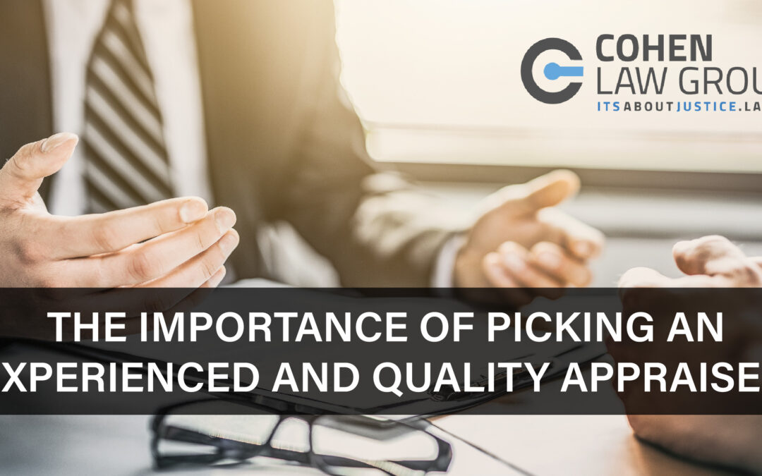 The Importance of Picking an Experienced  and Quality Appraiser