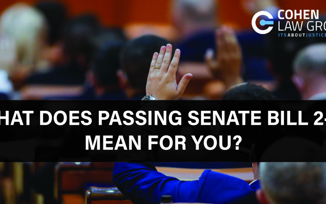 What Does Passing Senate Bill 2-A Mean for You?