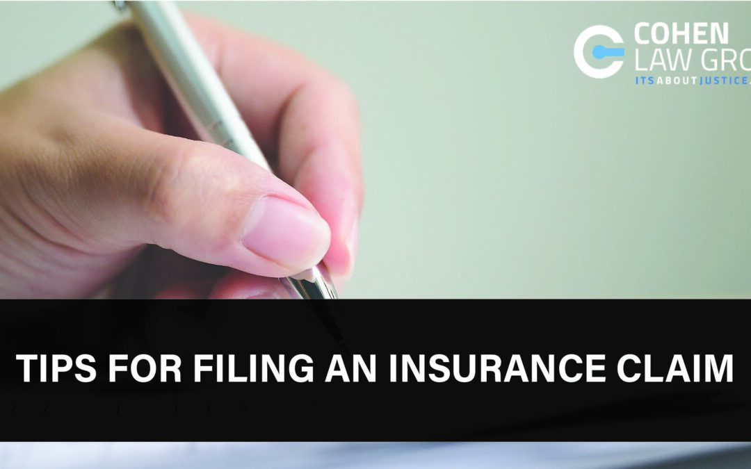 Tips for Filing an Insurance Claim